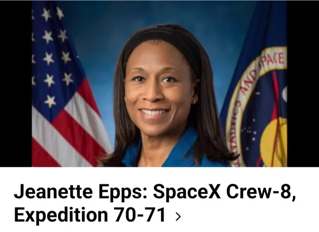 Jeanette Epps NASA Astronaut Photo Credit : NASA