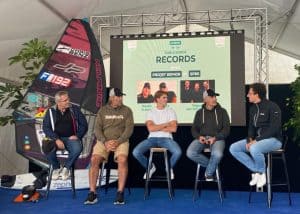 Grand Pavois 2024 - Zephir Project en conférence - table ronde - Records et écoresponsabilité avec Antoine Albeau, Marc Amerigo, Pierre Schmitz et Olivier Ponrouch