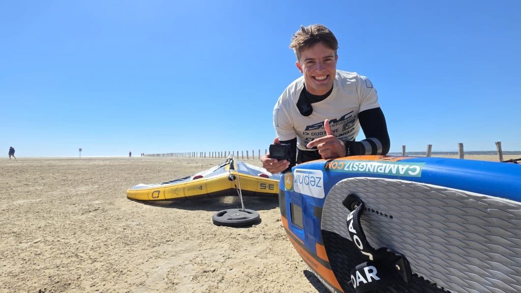 RECORDS DU MONDE / windsurf antoinealbeau A2 F192 / wingfoil PierreSchmitz F1192 / Zephir Project